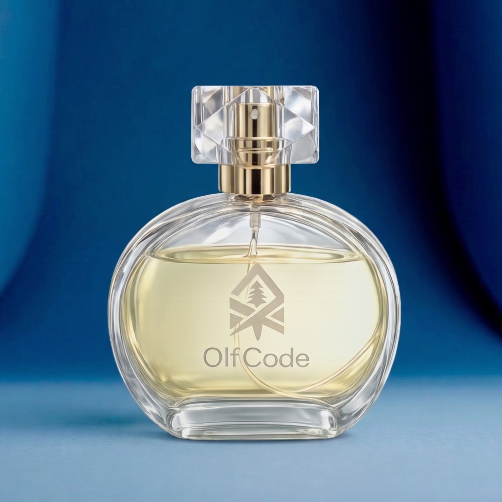 Frasco OLF Code com notas cítricas